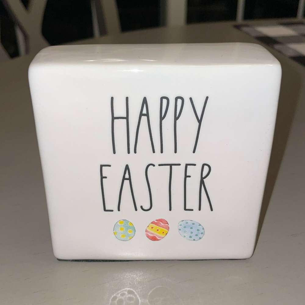 Rae Dunn Happy Easter Block
